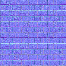 Textures   -   ARCHITECTURE   -   STONES WALLS   -   Stone blocks  - Wall stone with regular blocks texture seamless 08378 - Normal
