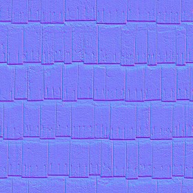 Textures   -   ARCHITECTURE   -   ROOFINGS   -   Shingles wood  - Wood shingle roof texture seamless 03867 - Normal
