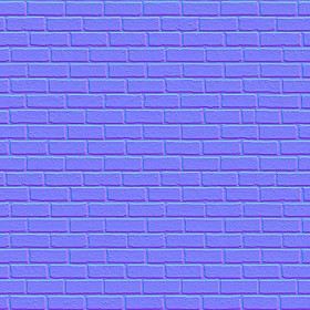 Textures   -   ARCHITECTURE   -   BRICKS   -   Facing Bricks   -   Rustic  - Rustic bricks texture seamless 00182 - Normal