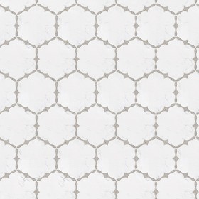 Textures   -   ARCHITECTURE   -   TILES INTERIOR   -   Marble tiles   -  White - Hexagonal white marble tile texture seamless 20619
