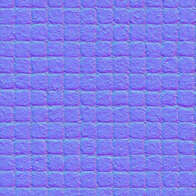Textures   -   ARCHITECTURE   -   ROADS   -   Paving streets   -   Cobblestone  - Street paving cobblestone texture seamless 07423 - Normal