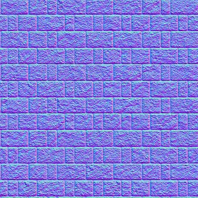 Textures   -   ARCHITECTURE   -   STONES WALLS   -   Stone blocks  - Wall stone with regular blocks texture seamless 08382 - Normal