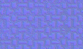 Textures   -   ARCHITECTURE   -   PAVING OUTDOOR   -   Parks Paving  - Concrete park paving texture seamless 19523 - Normal
