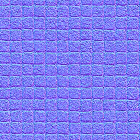 Textures   -   ARCHITECTURE   -   ROADS   -   Paving streets   -   Cobblestone  - Street paving cobblestone texture seamless 07424 - Normal