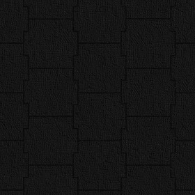 Textures   -   ARCHITECTURE   -   PAVING OUTDOOR   -   Pavers stone   -   Blocks mixed  - Pavers stone mixed size texture seamless 06179 - Specular