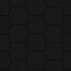Textures   -   ARCHITECTURE   -   PAVING OUTDOOR   -   Pavers stone   -   Blocks mixed  - Pavers stone mixed size texture seamless 06180 - Specular