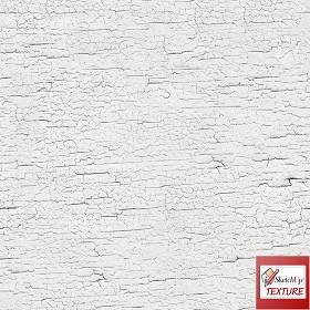 Textures   -   ARCHITECTURE   -   WOOD   -  cracking paint - cracked painted wood PBR texture seamless 21863