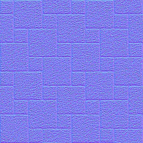 Textures   -   ARCHITECTURE   -   PAVING OUTDOOR   -   Concrete   -   Blocks regular  - Paving outdoor concrete regular block texture seamless 05720 - Normal