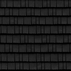 Textures   -   ARCHITECTURE   -   ROOFINGS   -   Shingles wood  - Wood shingle roof texture seamless 03877 - Specular