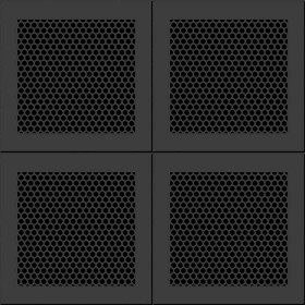 Textures   -   MATERIALS   -   METALS   -   Perforated  - Gray ceiling perforated metal texture seamless 10568 - Specular
