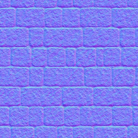 Textures   -   ARCHITECTURE   -   ROADS   -   Paving streets   -   Cobblestone  - Street porfido paving cobblestone texture seamless 07429 - Normal
