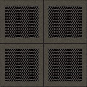 Textures   -   MATERIALS   -   METALS   -   Perforated  - Cream ceiling perforated metal texture seamless 10571 - Specular