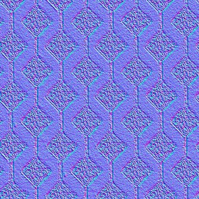 Textures   -   ARCHITECTURE   -   PAVING OUTDOOR   -   Parks Paving  - Green bricks paving PBR texture seamless 21976 - Normal