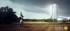 MODERN OFFICE BUILDING - Carlos Pol | Anachronism. | 3DS-max + V-Ray | Photoshop