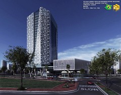 MODERN OFFICE BUILDING - Armando Jr | clean and easy understanding | SU 2015 - VRAY 2.0 - CS5