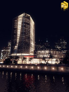 MODERN OFFICE BUILDING - Osoianu odinu23@gmail.com | Night view | Sketchup 2014, Vray 2.0, Photoshop
