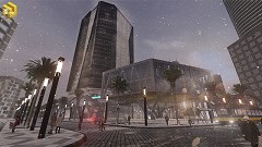 MODERN OFFICE BUILDING - Rodrigo Castro | Entry No. 3 "Snow" | Sketch Up, Lumion, Photoshop