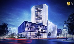 MODERN OFFICE BUILDING - zyrone levantino | Black Exterior | 3ds Max, V-ray, CS6